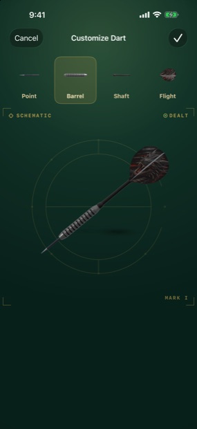 3D dart customizer